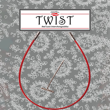 ChiaoGoo TWIST Red Cables Needles - 08"/20cm [S] - Zoom Image
