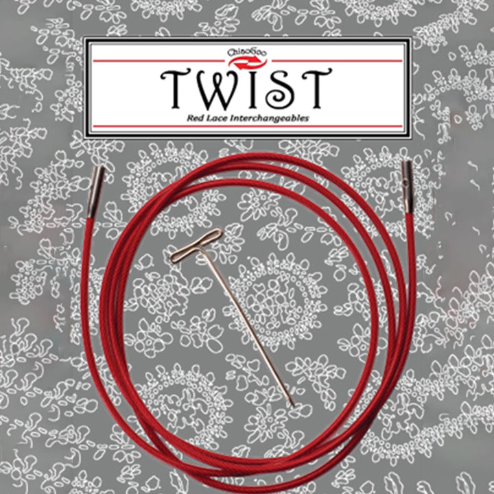 ChiaoGoo TWIST Red Cables Needles - 50"/125cm [S] - Extra Image