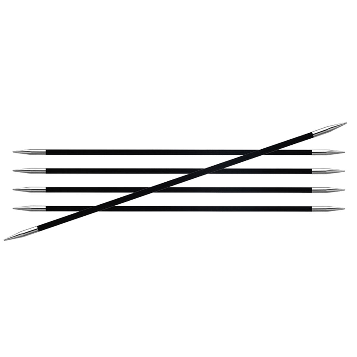 KnitPro Karbonz Double Point Needles - US 2 (2.75mm) - 8" - Extra Image
