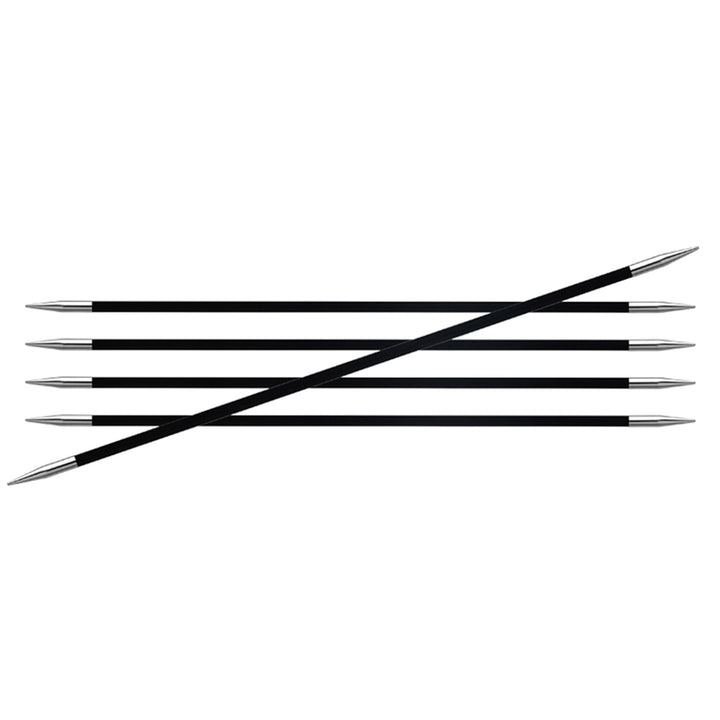 KnitPro Karbonz Double Point Needles - US 5 (3.75mm) - 8" - Zoom Image