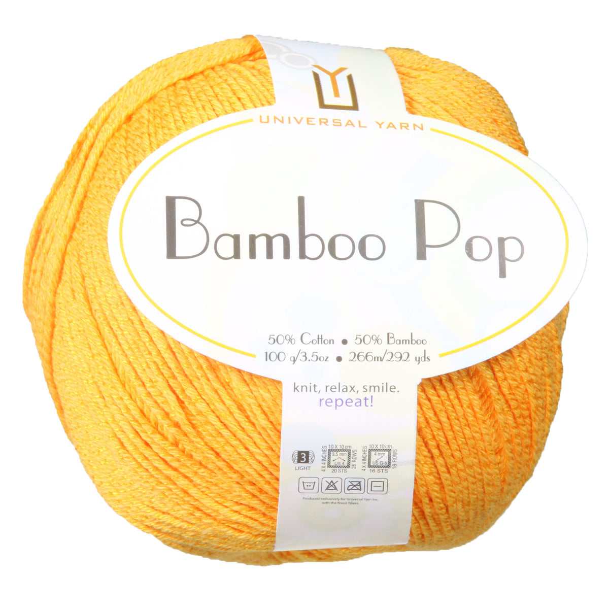 Universal Yarn Bamboo Pop Yarn - 118 Marmalade - Zoom Image
