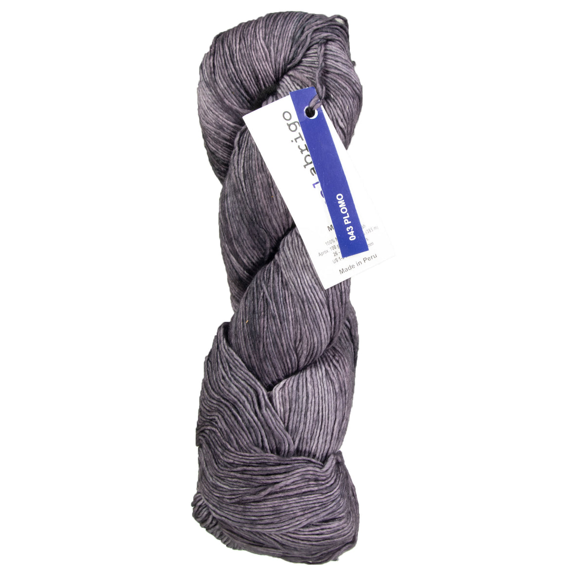 Malabrigo Mechita Yarn - 043 Plomo - Zoom Image
