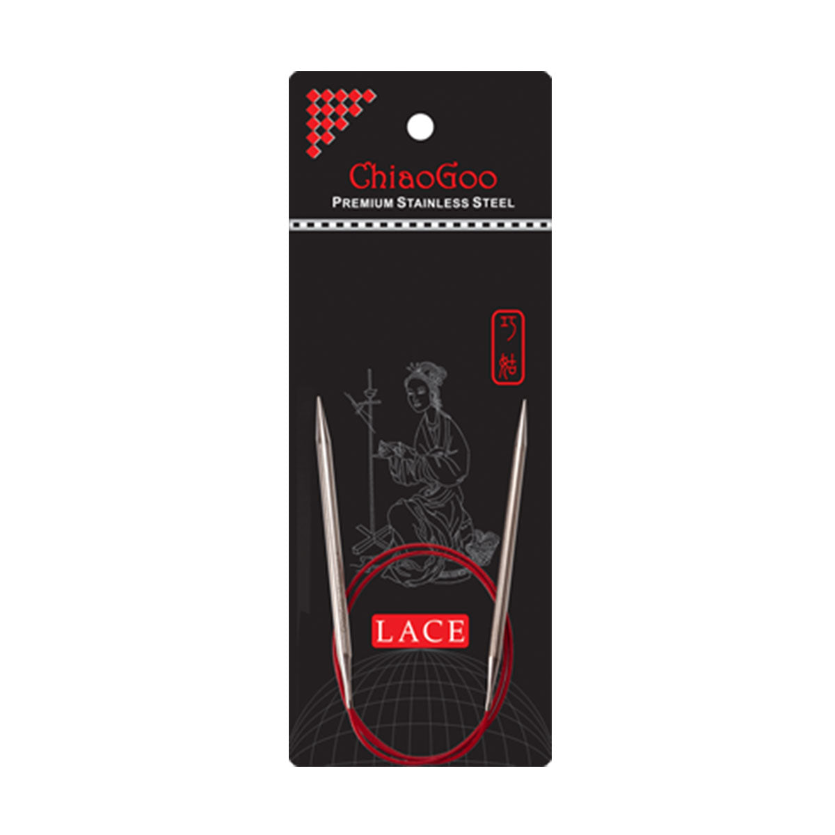 ChiaoGoo RED Lace Circular Needles - US 13 (9.00mm) - 60" - Extra Image
