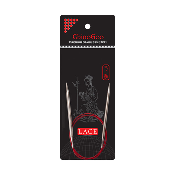 ChiaoGoo RED Lace Circular Needles - US 1.5 (2.50mm) - 40" - Zoom Image