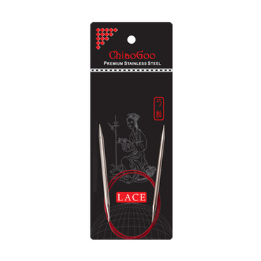ChiaoGoo RED Lace Circular Needles - US 000 (1.5mm) - 16" - Zoom Image