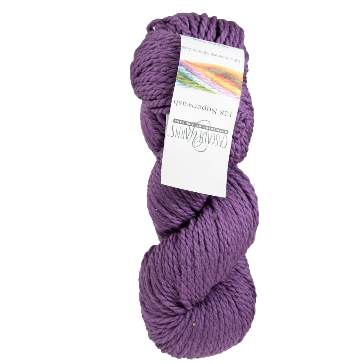 Cascade Yarns 128 Superwash Yarn - 232 Grape Compote - Zoom Image
