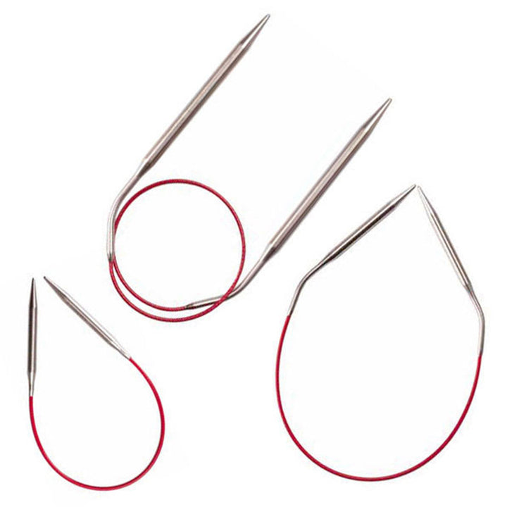 ChiaoGoo Knit RED Circular Needles - US 8 (5.00mm) - 24" - Zoom Image