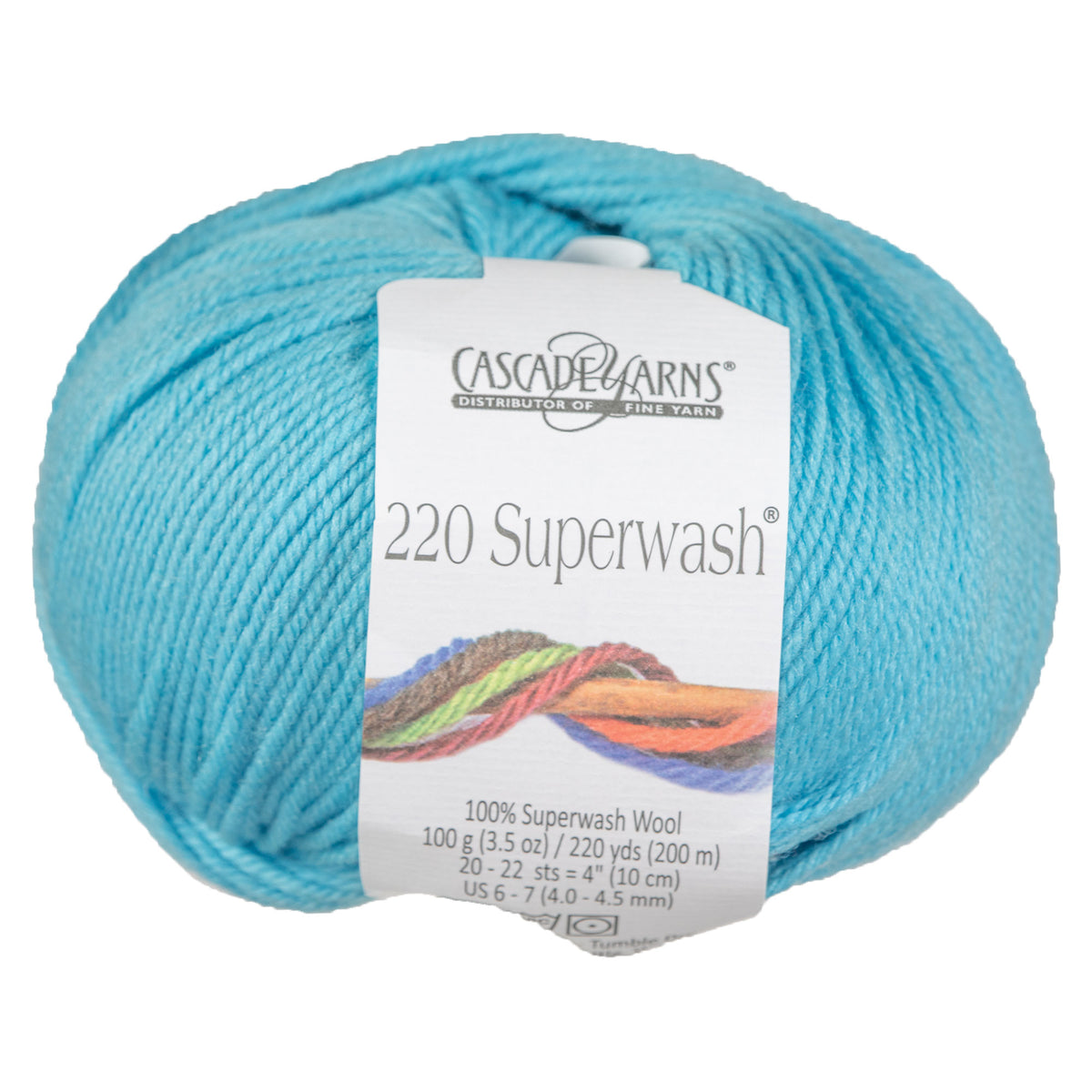 Cascade Yarns 220 Superwash Yarn - 0227 Bachelor Button - Zoom Image