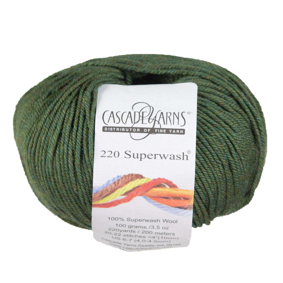 Cascade Yarns 220 Superwash Yarn - 0867 Lichen - Zoom Image
