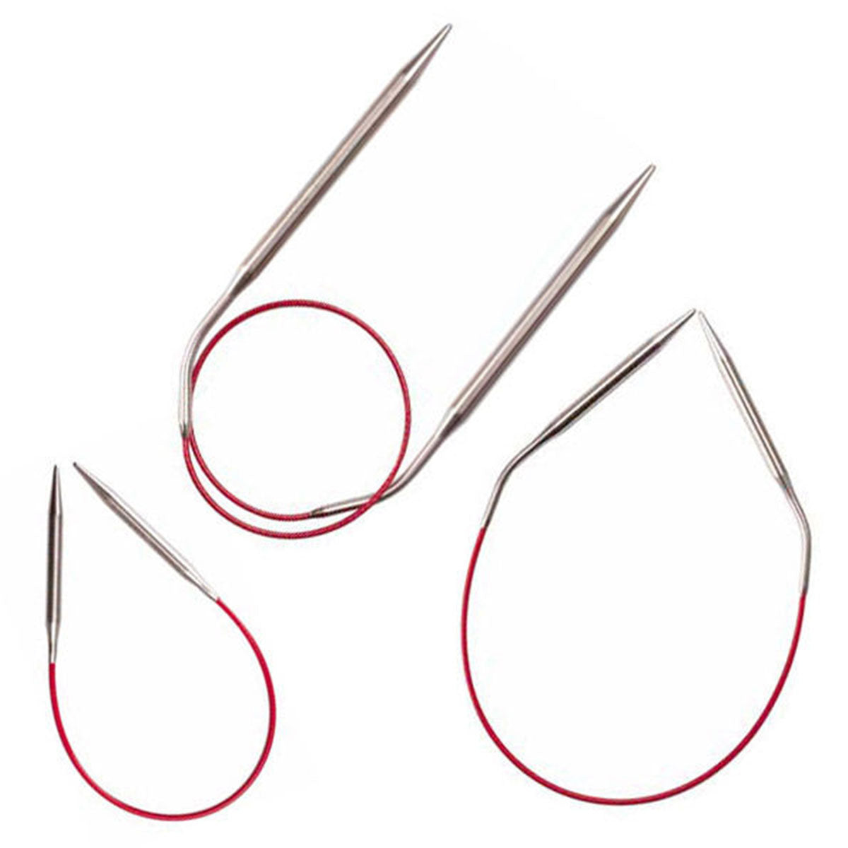 ChiaoGoo Knit RED Circular Needles - US 5 (3.75mm) - 9" - Extra Image