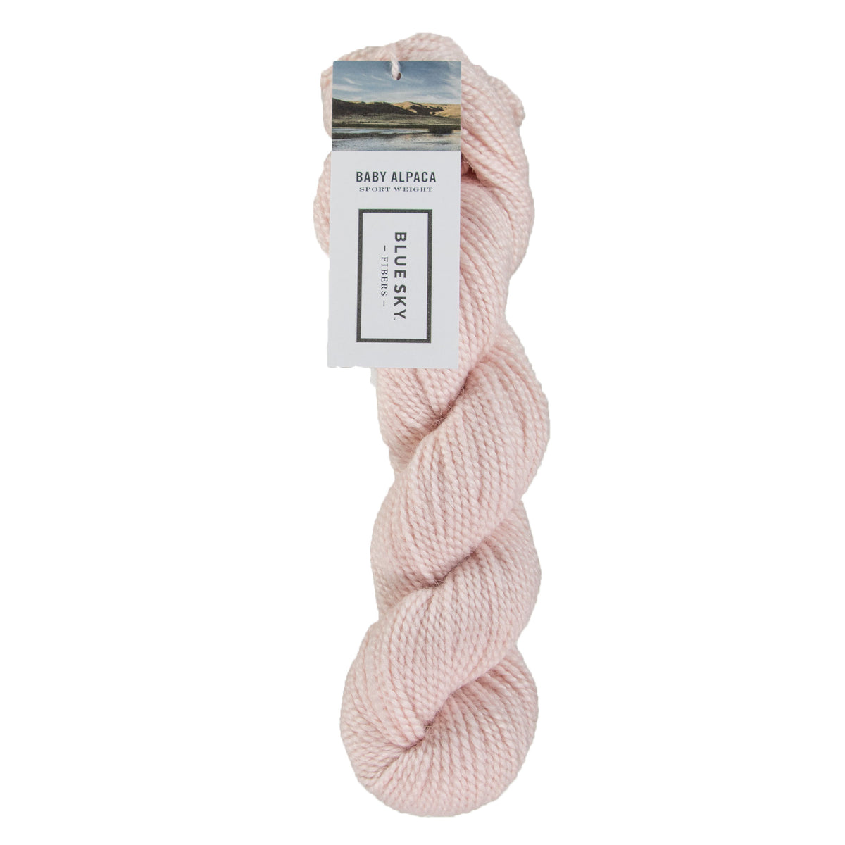 Blue Sky Fibers Baby Alpaca Yarn - 516 - Petal Pink - Zoom Image
