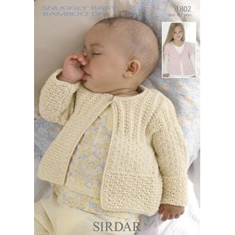 Sirdar Snuggly Baby and Children Patterns - 1802 Cardigans - PDF Download - Extra Image
