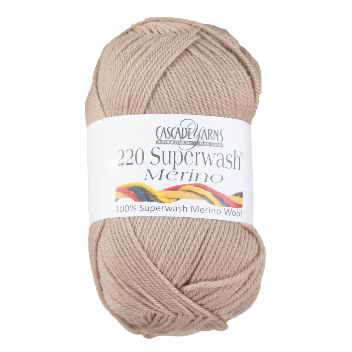 Cascade Yarns 220 Superwash Merino Yarn - 002 Tuffet - Zoom Image