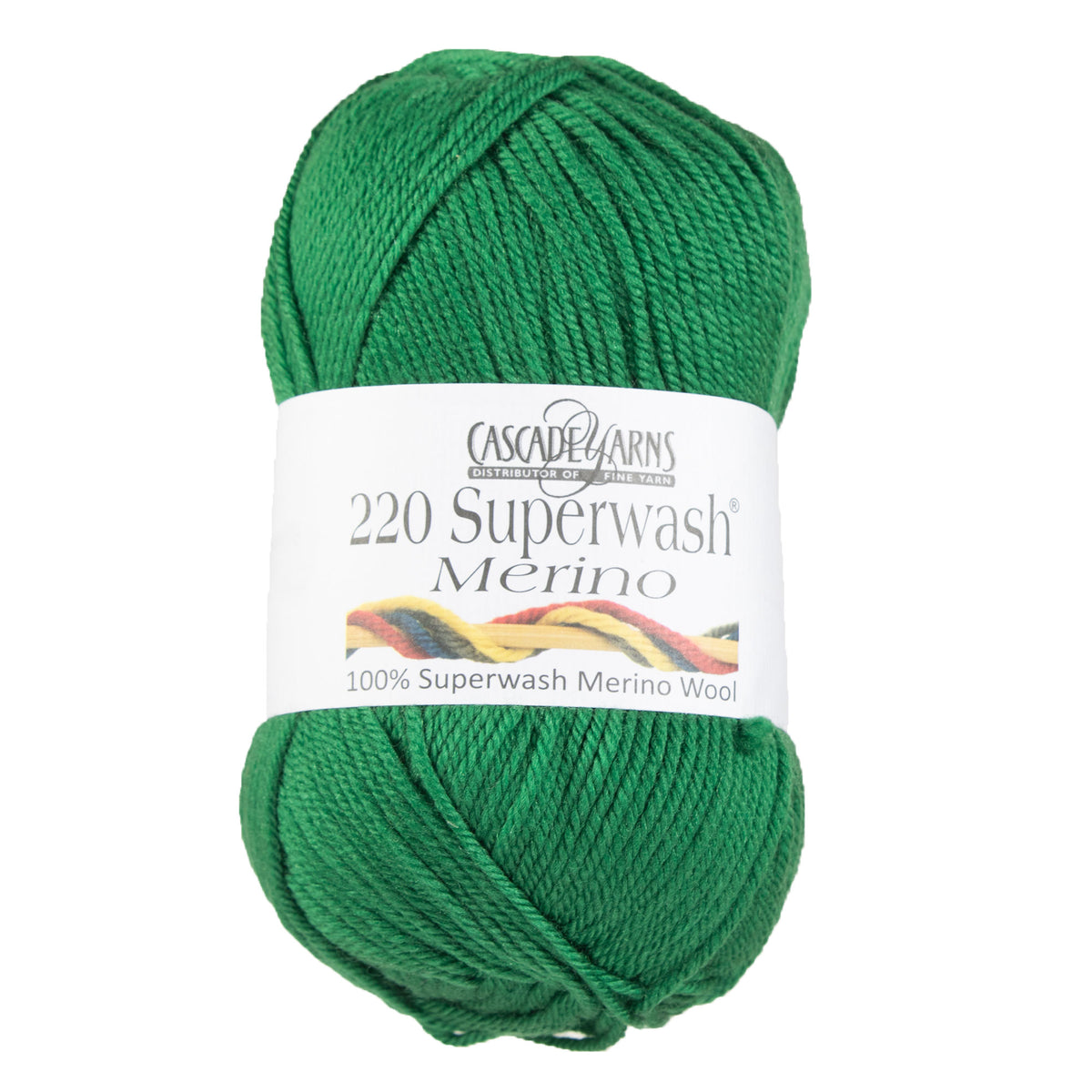 Cascade Yarns 220 Superwash Merino Yarn - 016 Verdant Green - Zoom Image