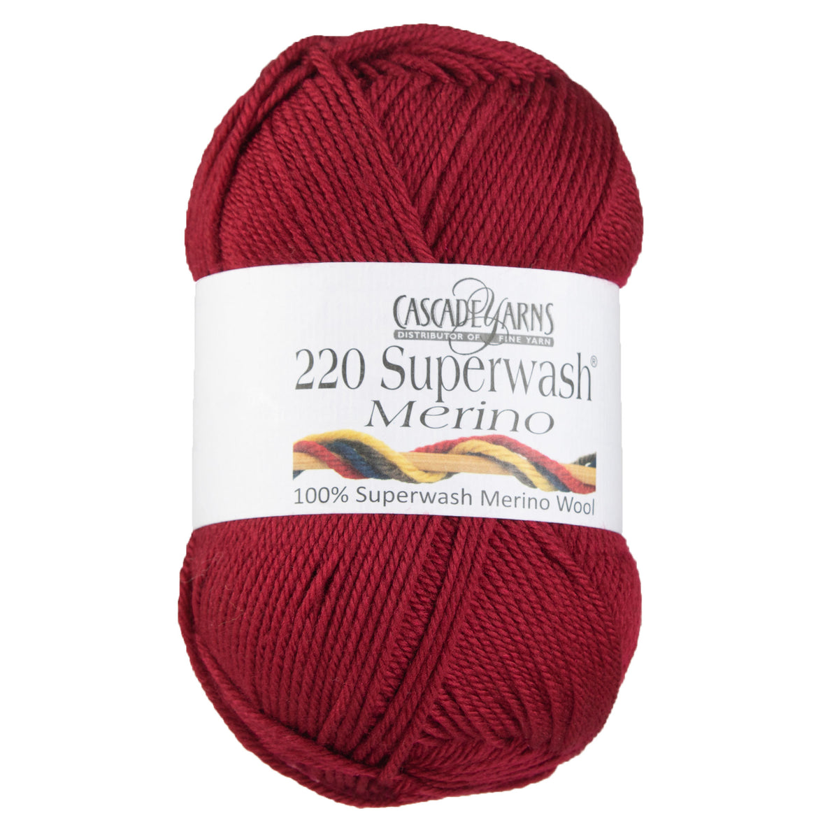 Cascade Yarns 220 Superwash Merino Yarn - 029 Red - Zoom Image
