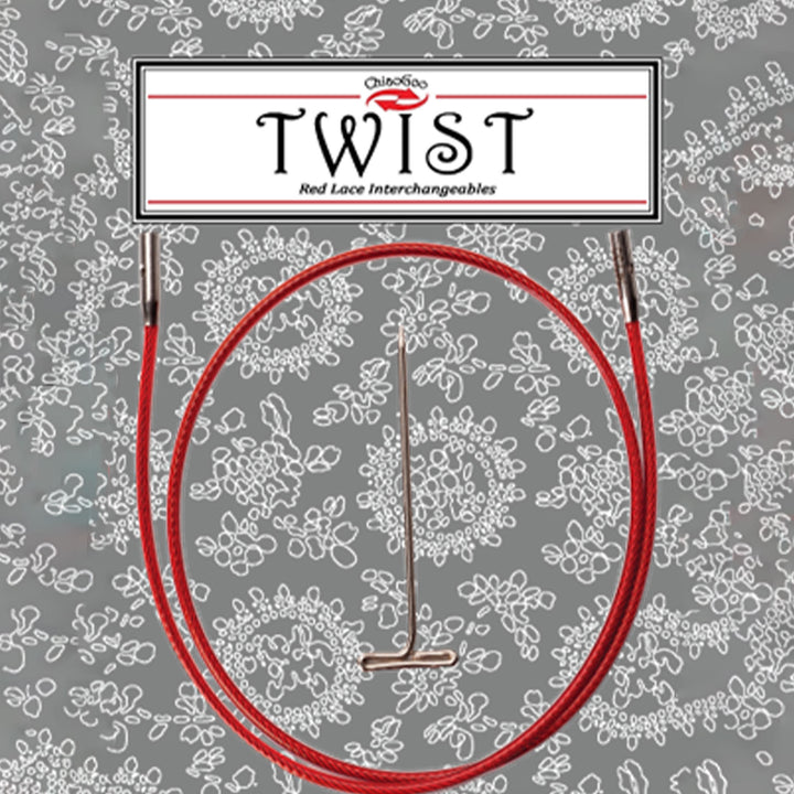 ChiaoGoo TWIST Red Cables Needles - 14"/35cm [M] - Zoom Image
