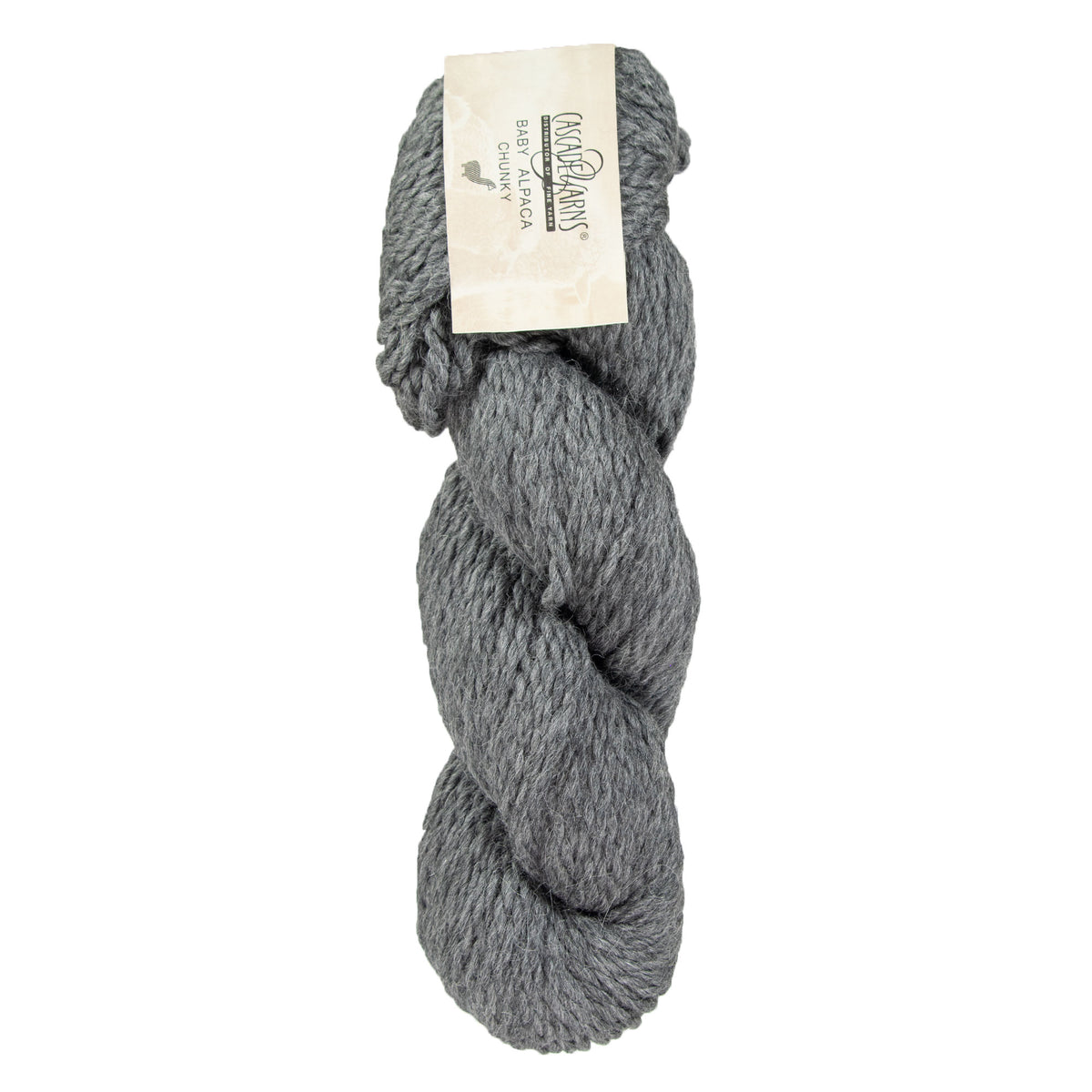 Cascade Yarns Baby Alpaca Chunky Yarn - 570 Medium Charcoal - Zoom Image

