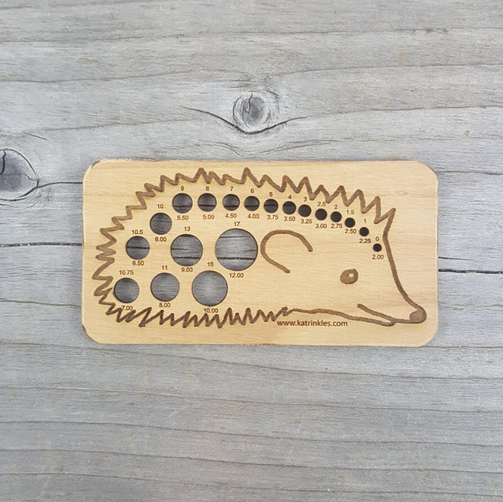 Katrinkles Animal Knitting Needle Gauge - Hedgehog - Extra Image