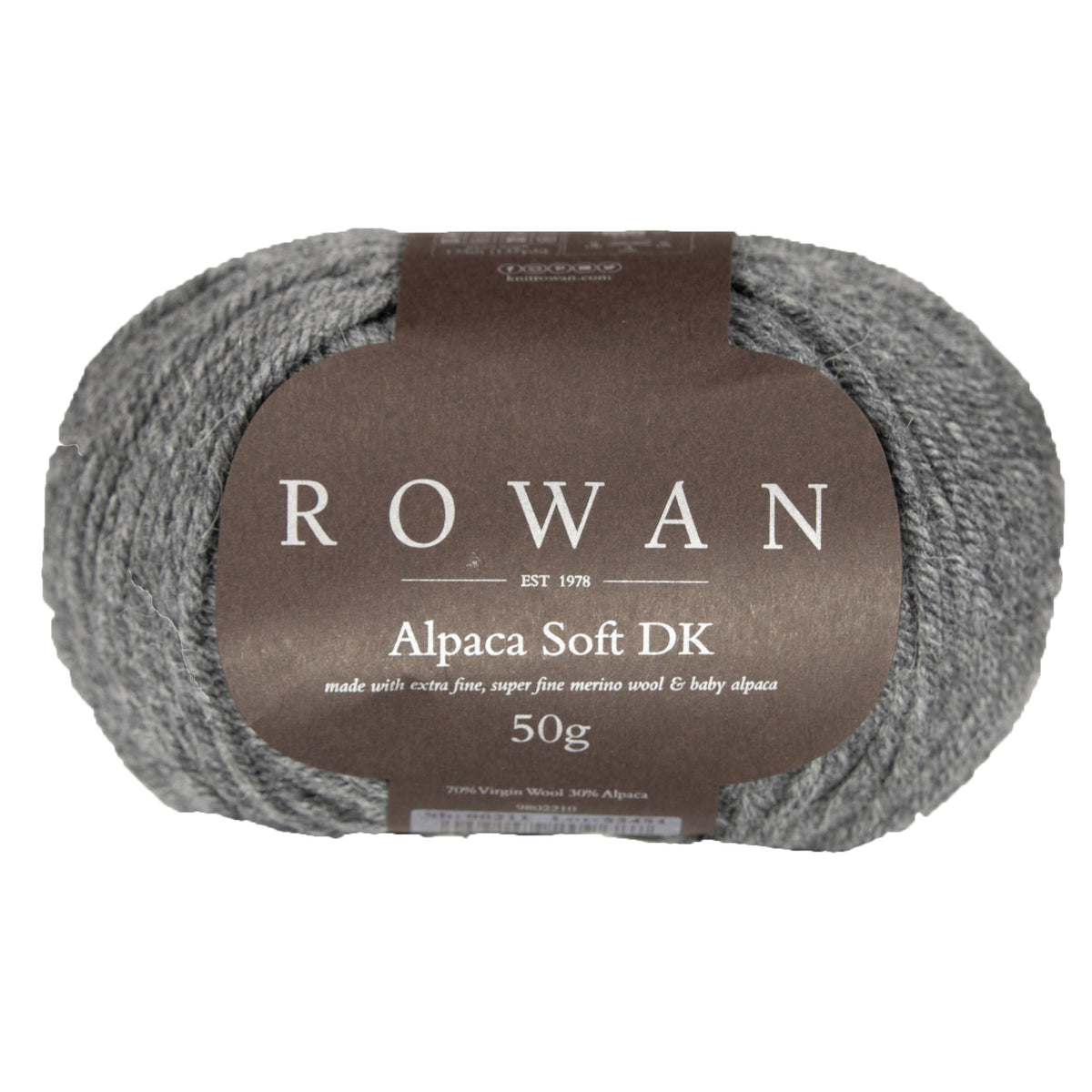 Rowan Alpaca Soft DK Yarn - 211 Charcoal - Zoom Image
