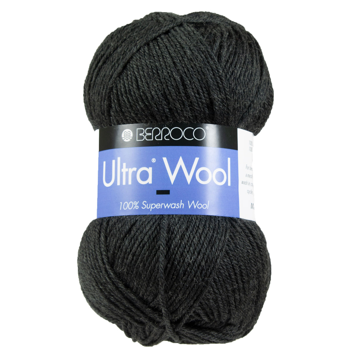 Berroco Ultra Wool Yarn - 33113 Black Pepper - Zoom Image
