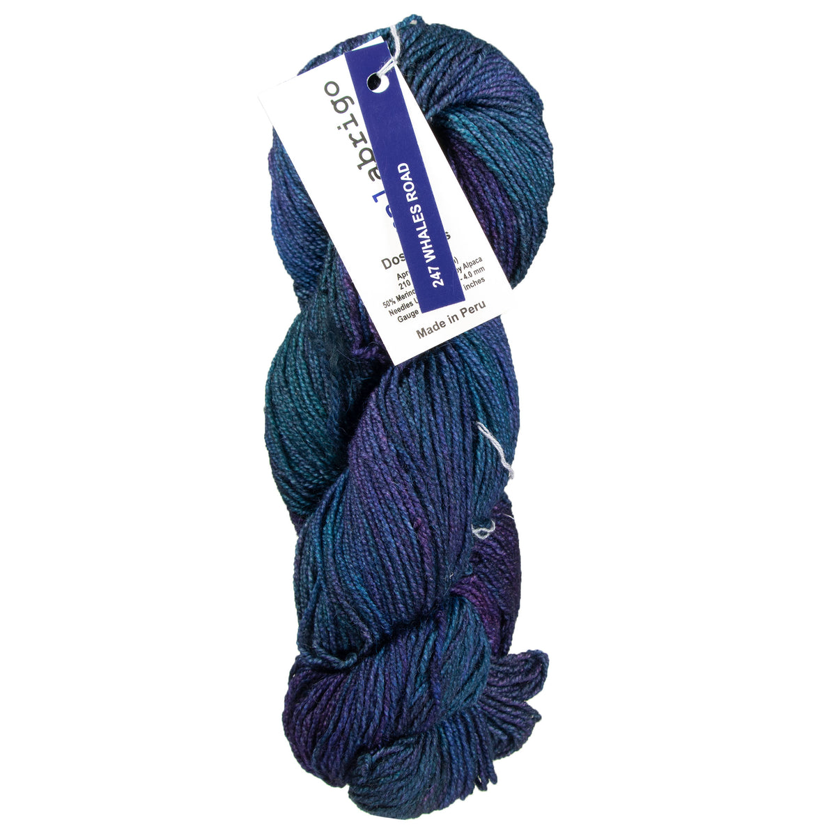 Malabrigo Dos Tierras Yarn - 247 Whales Road - Zoom Image