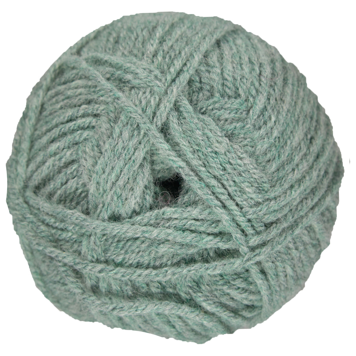 Plymouth Yarn Encore Worsted Yarn - 0678 Light Green Frost Mix - Zoom Image
