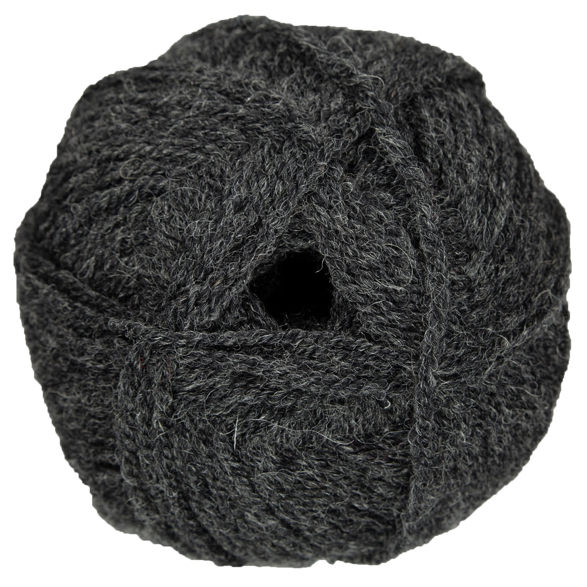 Plymouth Yarn Encore Worsted Yarn - 0520 Night Grey Heather - Zoom Image

