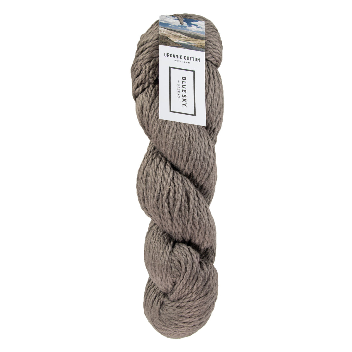 Blue Sky Fibers Organic Cotton Yarn - 648 - Plum Dusk - Zoom Image
