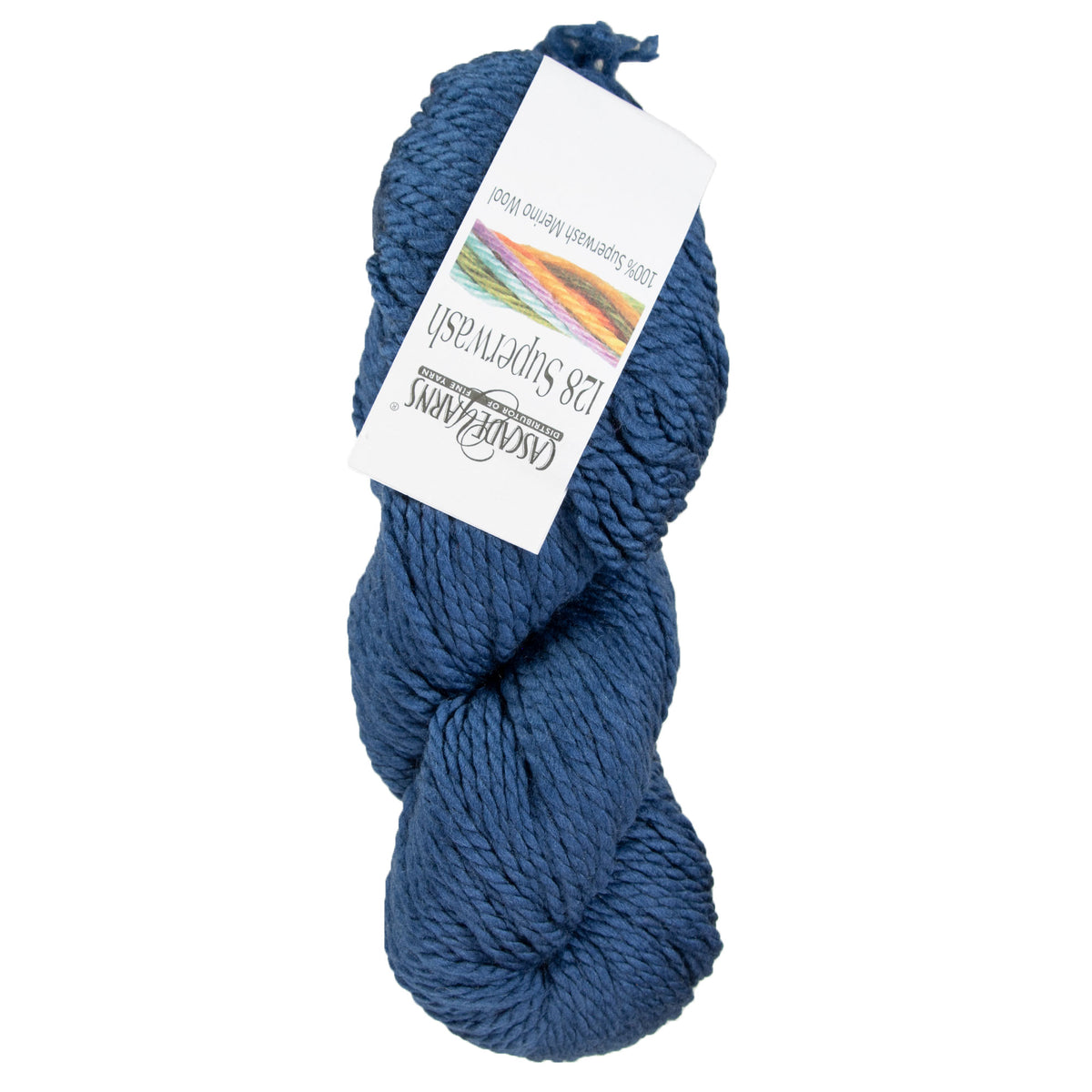 Cascade Yarns 128 Superwash Yarn - 278 Dark Denim - Zoom Image
