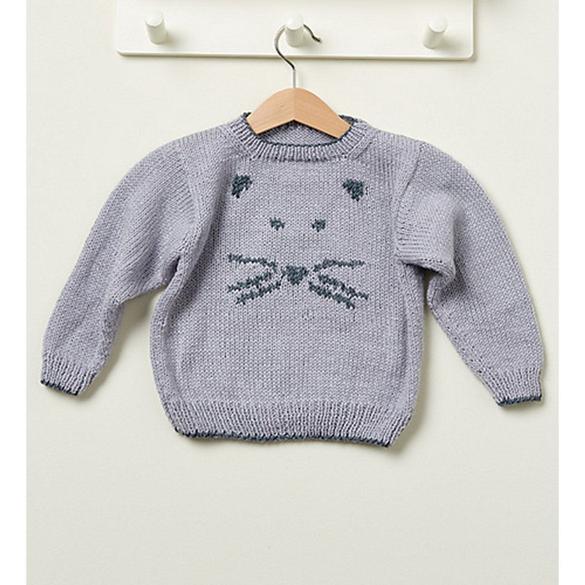 Rowan Baby Knits Collection Patterns - Mouse Sweater - PDF Download - Extra Image
