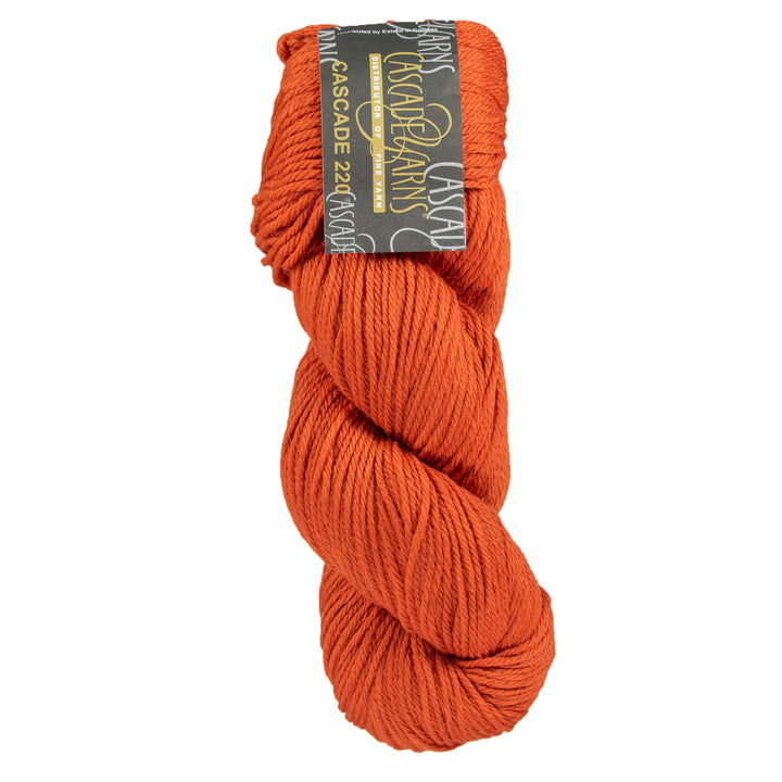 Cascade 220 Yarn - 9465B Burnt Orange - Zoom Image