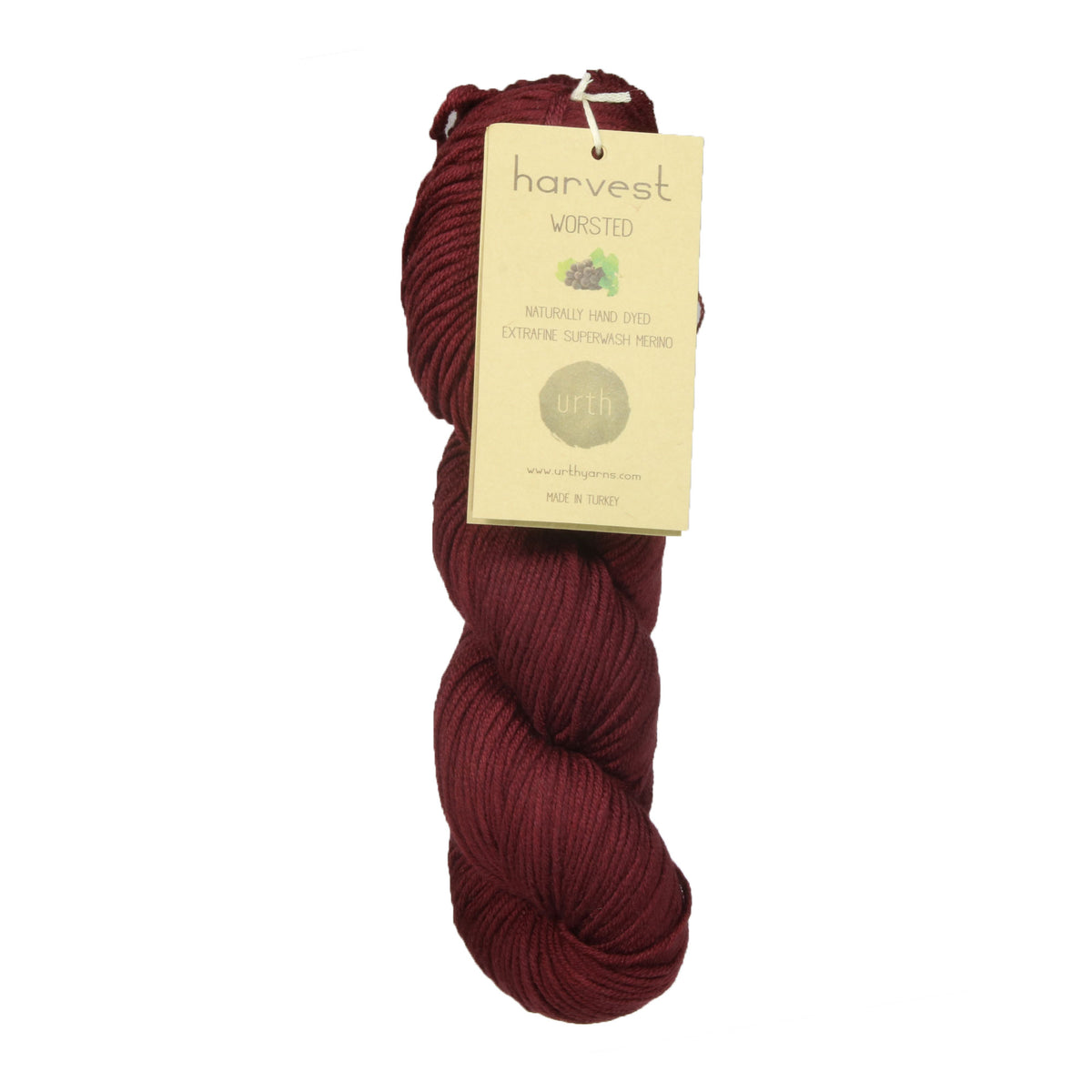Urth Yarns Harvest Worsted Yarn - Black Grape - Zoom Image
