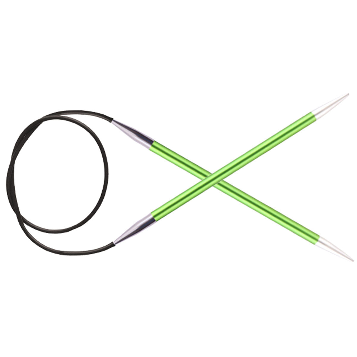 KnitPro Zing Fixed Circular Needles - US 4 (3.5mm) - 32" Chrysolite - Extra Image
