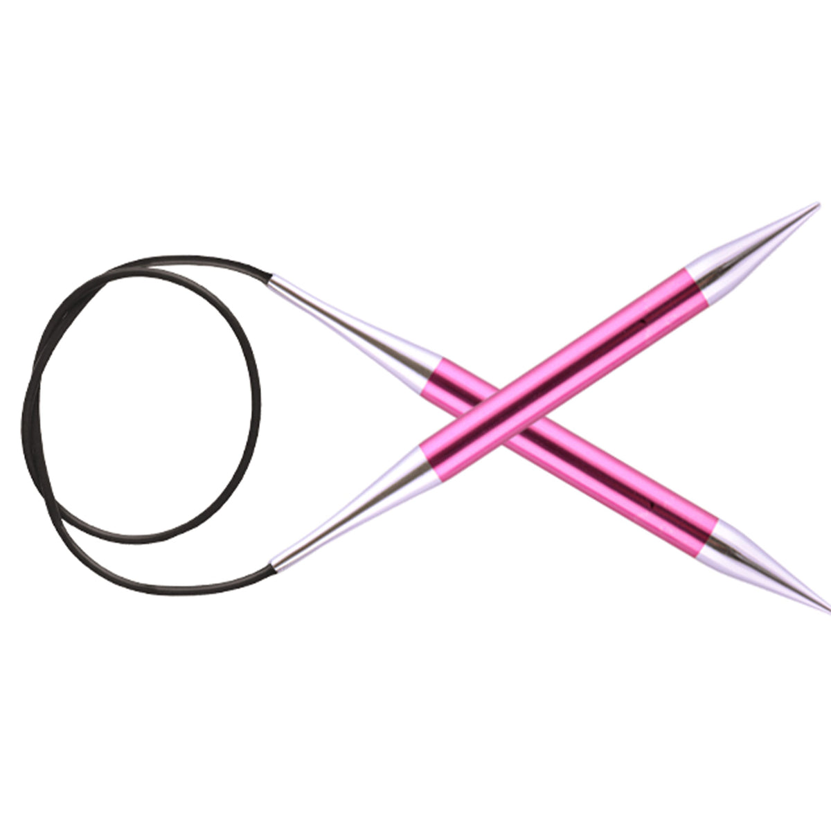KnitPro Zing Fixed Circular Needles - US 15 (10.0mm) - 40" Ruby - Zoom Image
