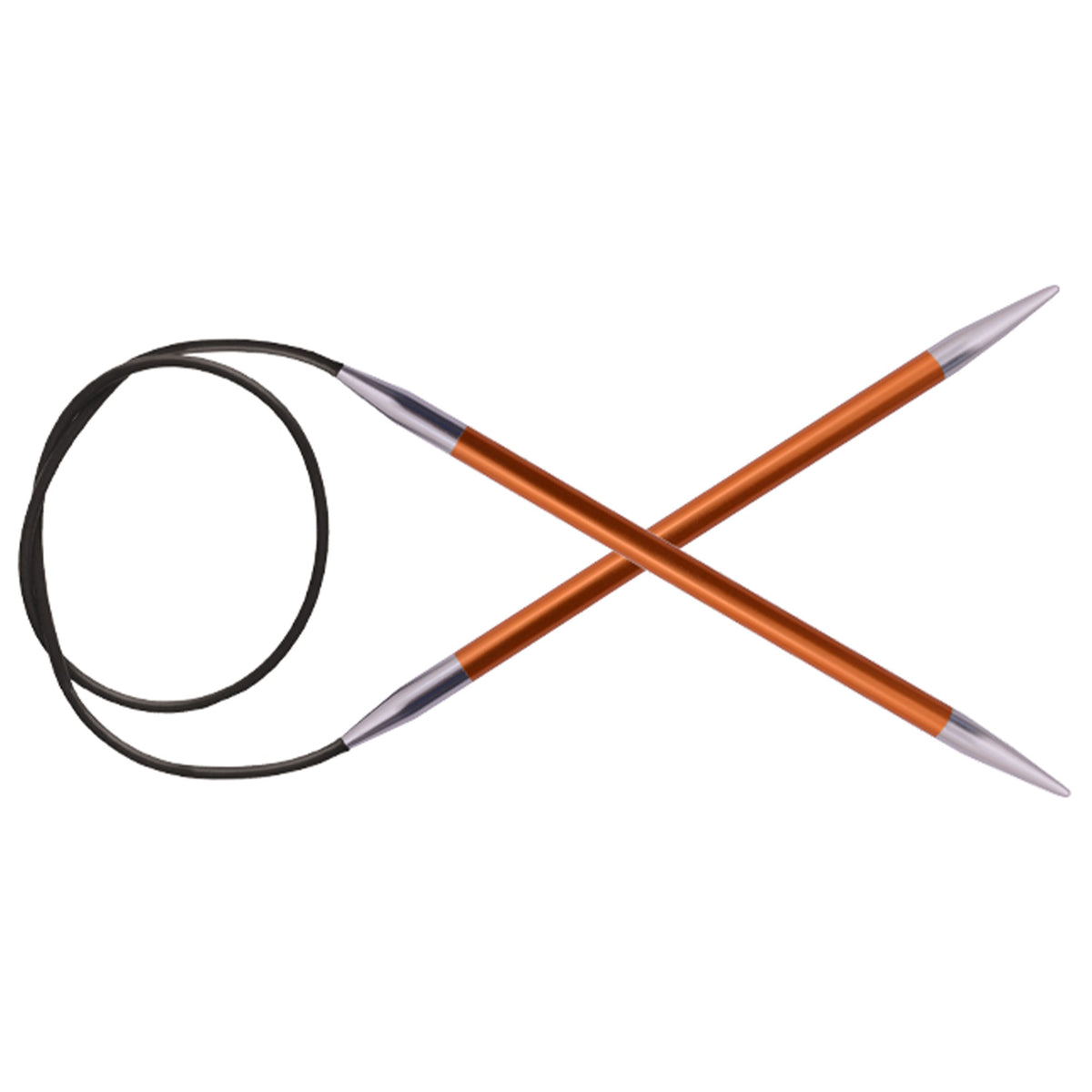 KnitPro Zing Fixed Circular Needles - US 2 (2.75mm) - 47" Carnelian - Zoom Image
