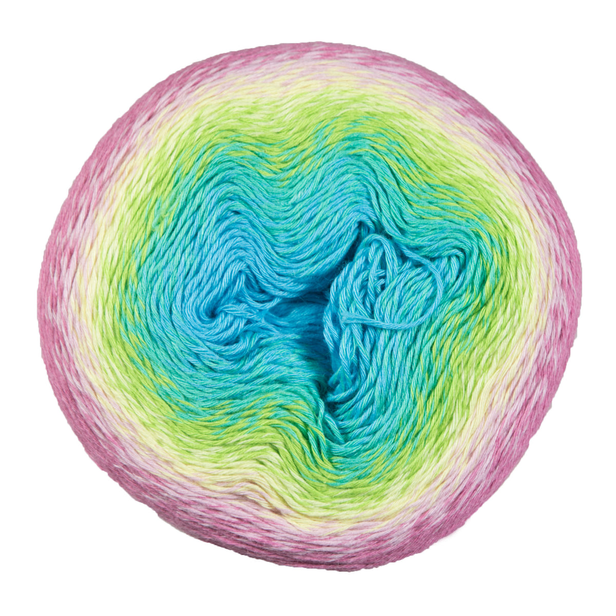 Scheepjes Whirl Yarn - 768 Sherbet Rainbow - Zoom Image
