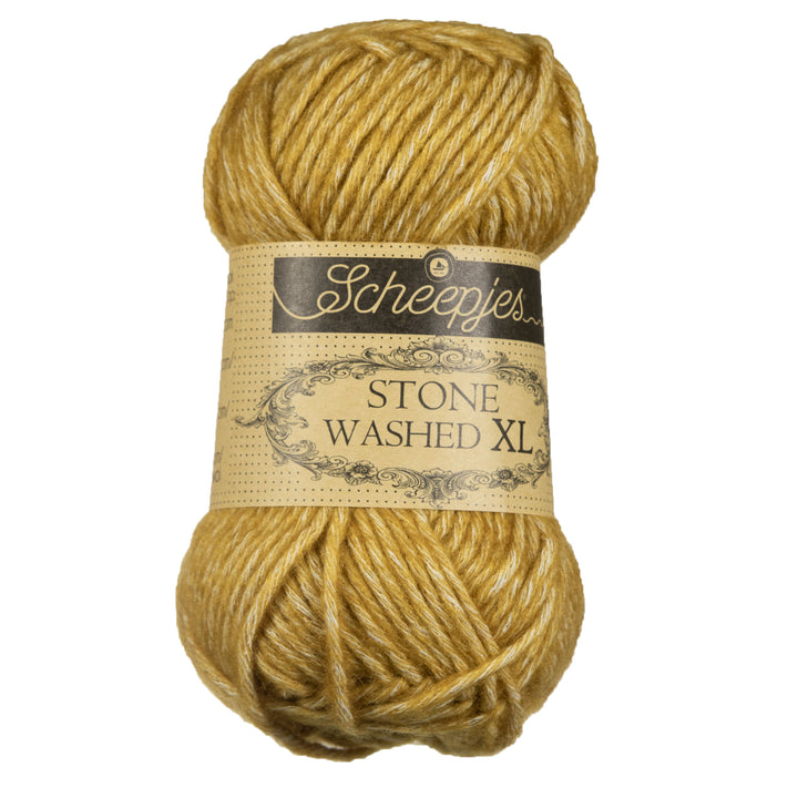 Scheepjes Stone Washed XL Yarn - 849 Yellow Jasper - Zoom Image