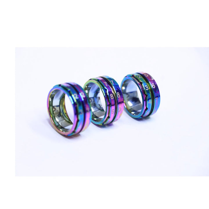 KnitPro Row Counter Ring - Rainbow - Size 12 - Extra Image