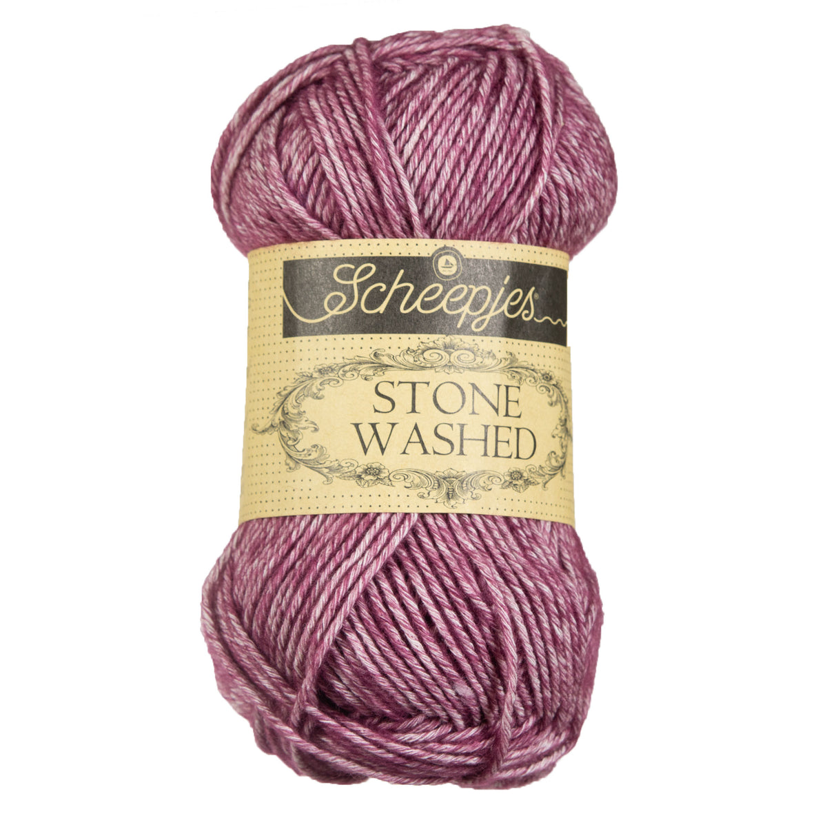 Scheepjes Stone Washed Yarn - 810 Garnet - Zoom Image
