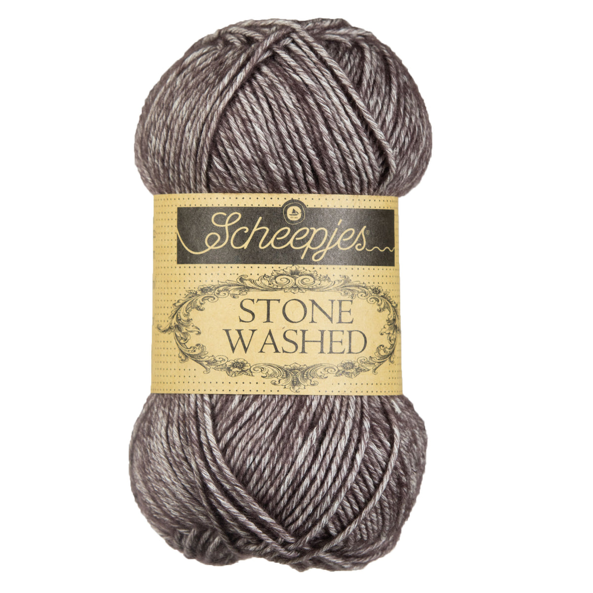 Scheepjes Stone Washed Yarn - 829 Obsidian - Zoom Image
