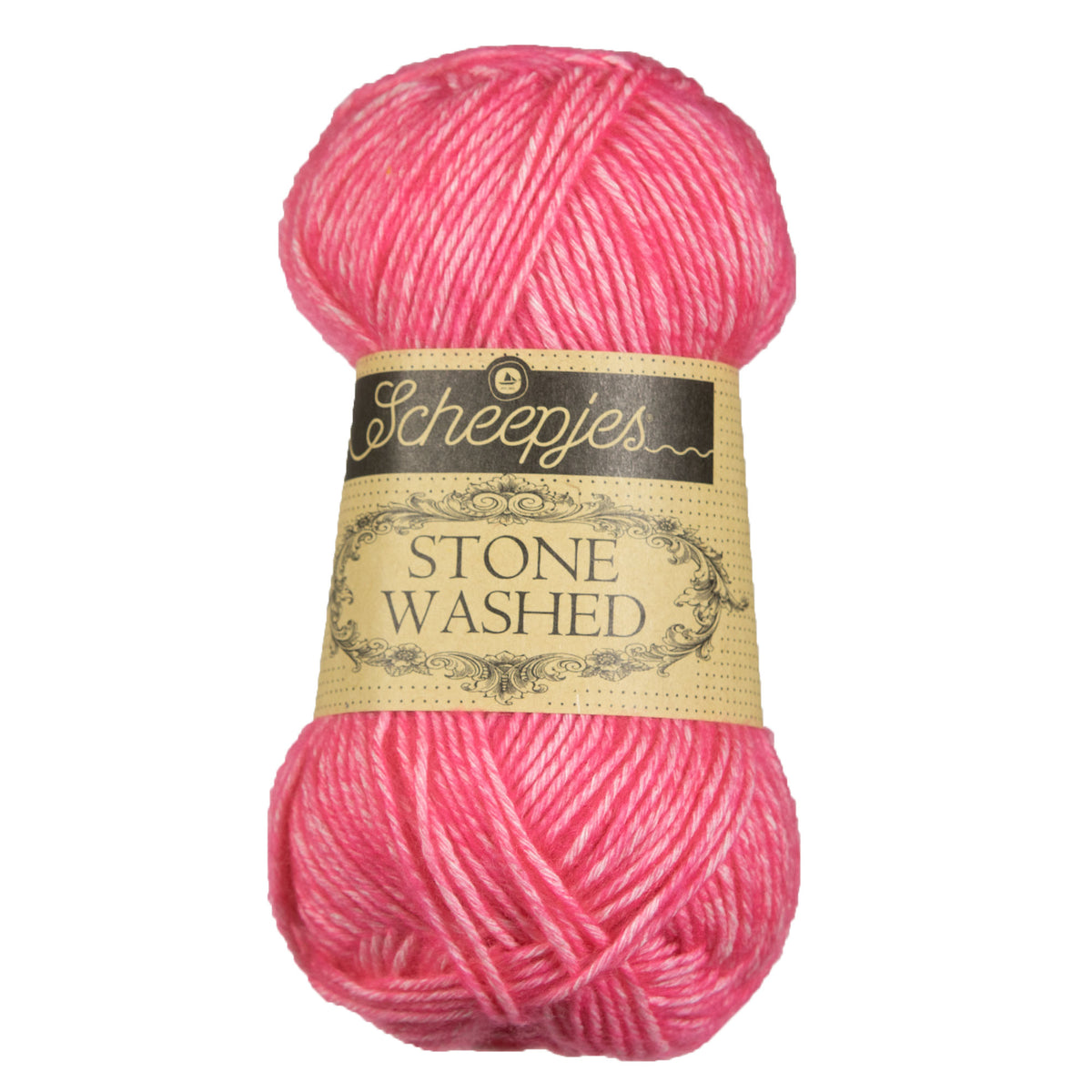 Scheepjes Stone Washed Yarn - 835 Rhodochrosite - Zoom Image
