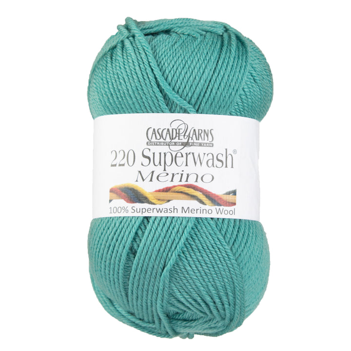 Cascade Yarns 220 Superwash Merino Yarn - 088 Green Blue Slate - Zoom Image
