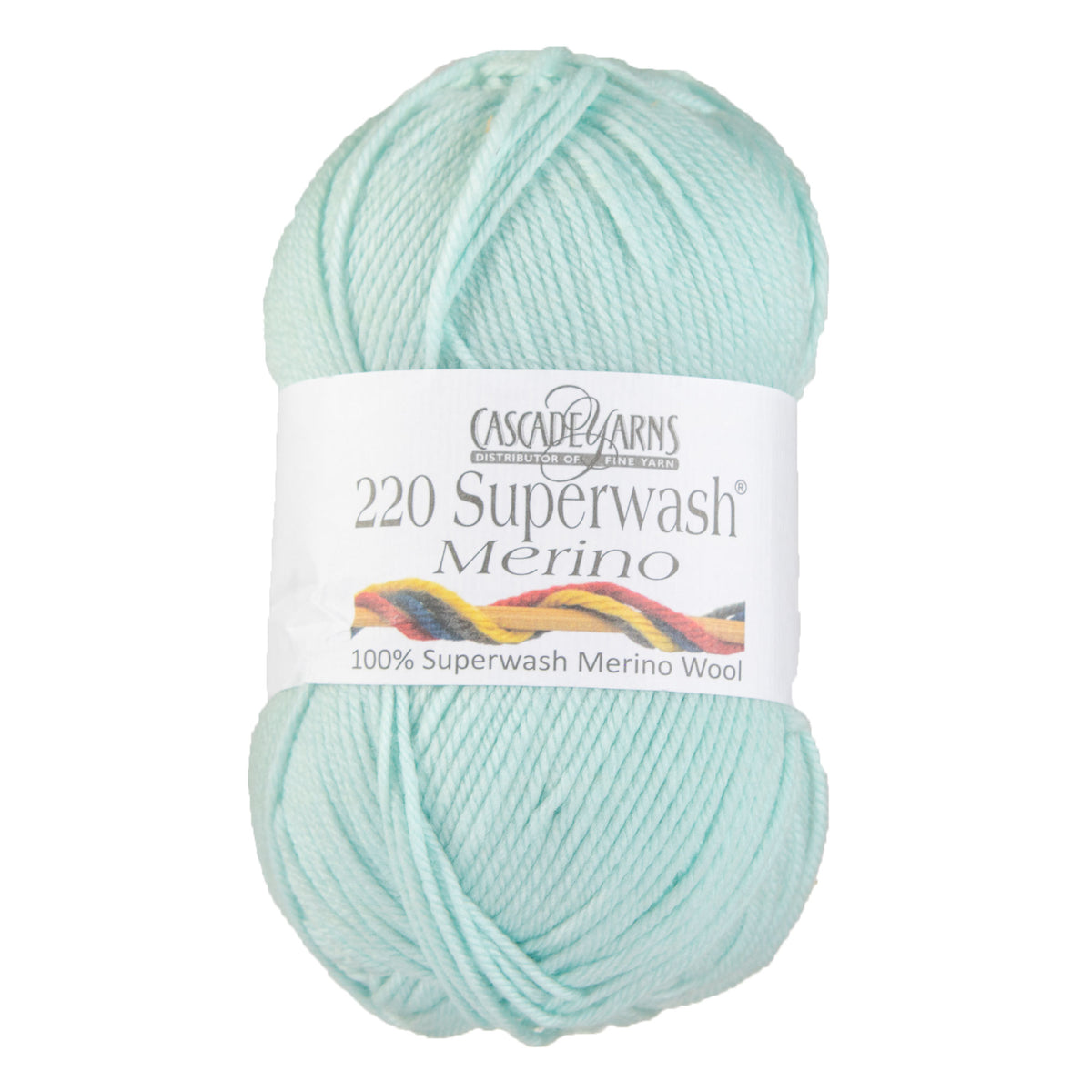Cascade Yarns 220 Superwash Merino Yarn - 090 Pastel Turquoise - Zoom Image
