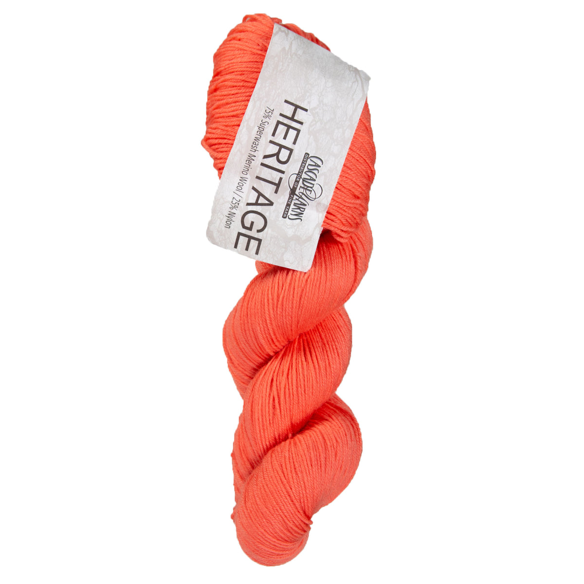 Cascade Yarns Heritage Yarn - 5750 Living Coral - Zoom Image
