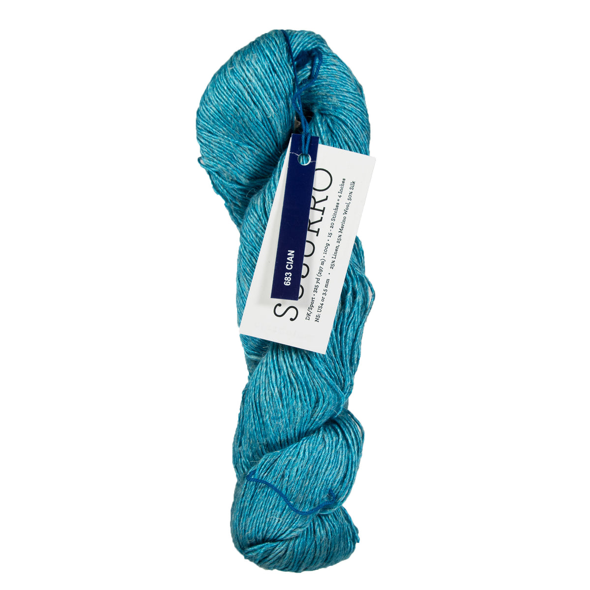 Malabrigo Susurro Yarn - 683 Cian - Zoom Image

