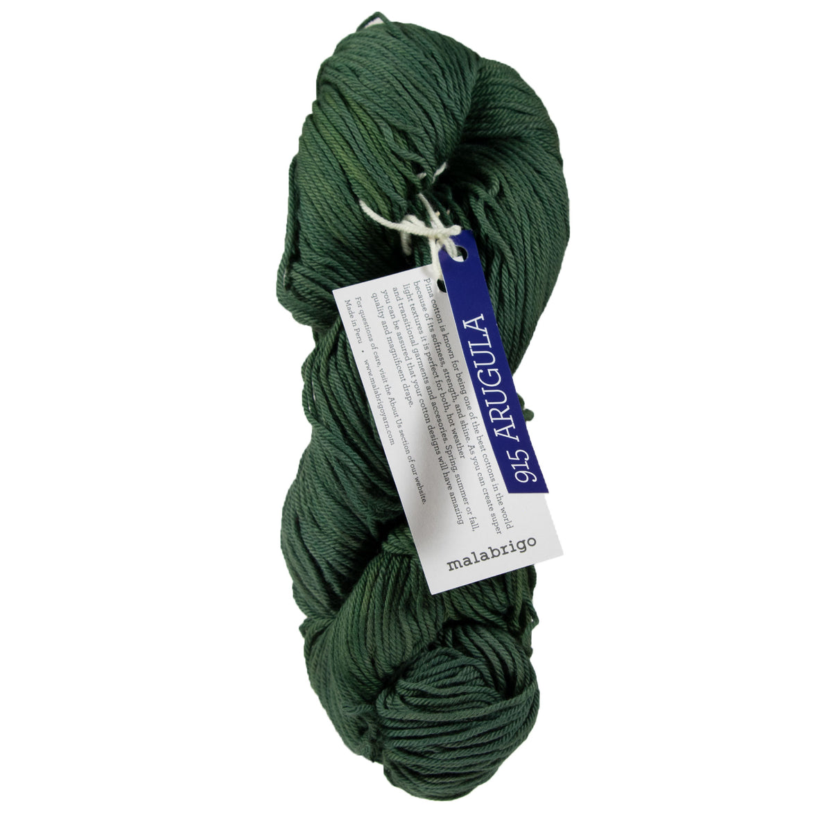 Malabrigo Verano Yarn - 915 Arugula - Zoom Image
