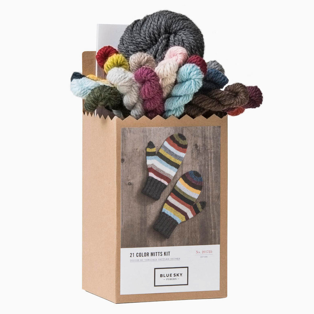 Blue Sky Fibers 21-Color Kits Yarn - 21 Color Mittens - Extra Image
