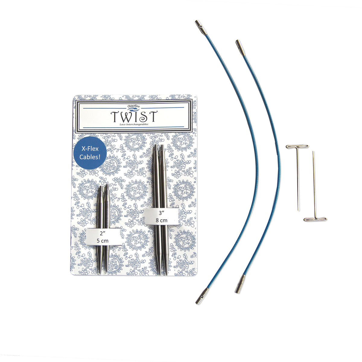 ChiaoGoo TWIST Interchangeable Short Tips Combo Pack Needles - US 6 (4.0mm) - Zoom Image
