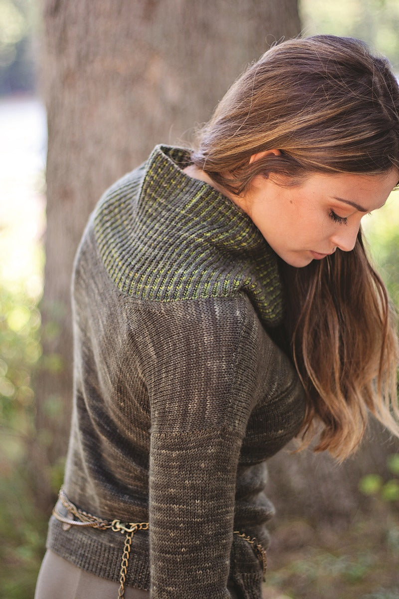 Malabrigo Book 12: Elements Patterns - Follaje Pullover - PDF Download - Extra Image
