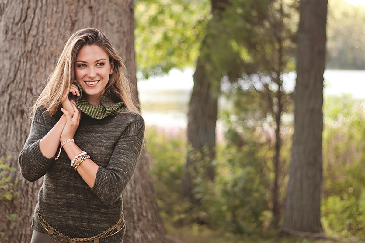 Malabrigo Book 12: Elements Patterns - Follaje Pullover - PDF Download - Extra Image
